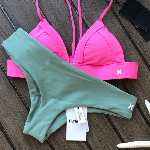 🌴🔆HURLEY- QUICK DRY BRALETTE SURF BIKINI SET🔆🌴 - Picture 7 of 11
